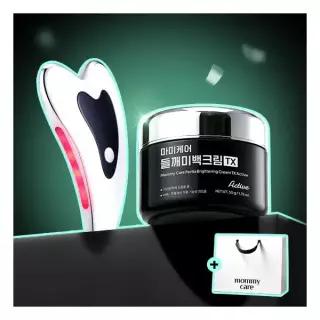 [2종SET] 마미케어 들깨미백크림 시즌2 50g + 갈바닉 페이스 마사지기 (쇼핑백 추가 포함)