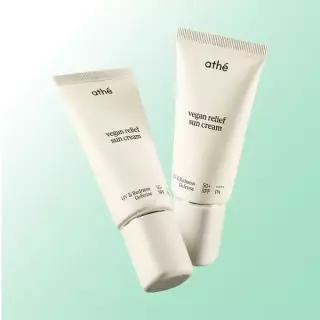 단품/1+1 아떼 비건 릴리프 무기자차 선크림 50ml SPF50+ PA++++ 1027659