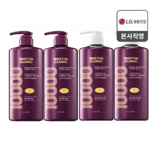 Lg생활건강 역대급 엘라스틴 비오틴클리닉 맥주효모 1000ml x 2개 샴푸, 컨디셔너 중 택1 462823