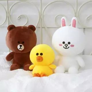 라인프렌즈 시팅 인형 - 코니(25cm)