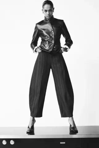ZARA 레더 힐 뮬 - 블랙 1268/810/800