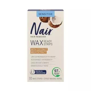 네어 민감성 겨드랑이비키니라인 제모 왁스스트립 32매+3매