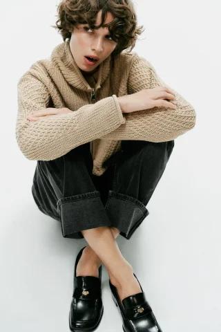 ZARA 힐 로퍼 - 블랙 3219/810/800