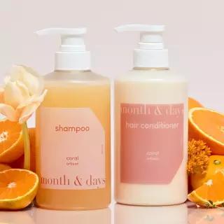 [헤어SET]  퍼퓸케어 코랄 아티잔 헤어패키지 감귤과허브향 (샴푸 500ml + 컨디