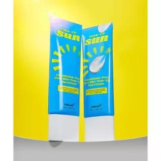 매장정품 PIBUMI 파데프리 모공블러 톤업 선크림 SPF50+ PA 50ml x 2ea