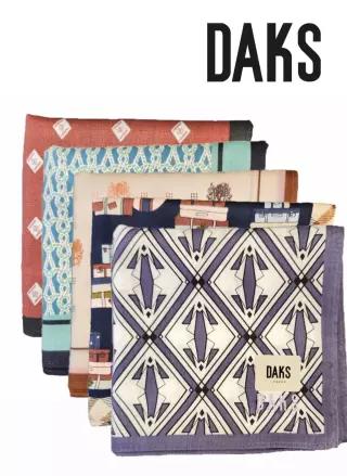닥스 DAKS 남자 나염 손수건 5종 택1 PC2306