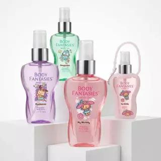 [NEW] 바디판타지 오리지널 50ml 산리오 기획 (마이멜로디/한교동/포차코 실리콘 키링 증정)