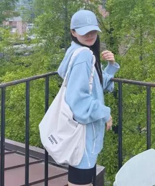 [정품] 마스마룰즈 Nylon 2way shirring hobo bag_Creem beige 5014258938