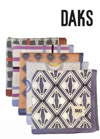 닥스 DAKS 남자 손수건 5종 택1 PC2450