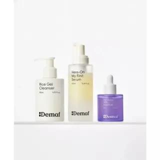 DEMAF 수분자석 충전세트 (젤클렌저 150ml+만능기초 155ml+판테놀 앰플 60ml) 1415213
