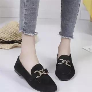 [라일리] Rly 로퍼 체인 스웨이드 신발 캐주얼화 슈즈 단화