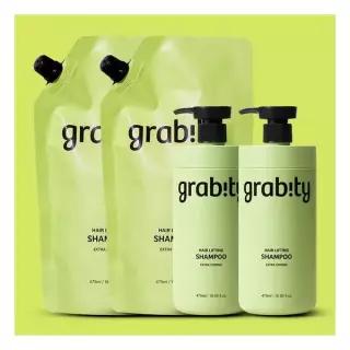 Grabity 그래비티 카이스트 탈모샴푸 엑스트라 스트롱 샴푸 대용량 기획세트 본품2 + 리필2 474867
