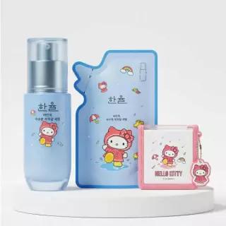 [1+1][손거울 증정] 한율 쑥히알 세럼 40ml 리필 기획 (+40ml 리필+산리오 헬로키티 손거울(랜덤))