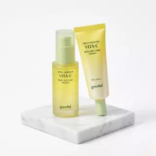 [산리오 콜라보] 구달 청귤 비타C 잡티케어 세럼 알파 50+50ml 리필 기획(+폼폼푸린 마그넷)