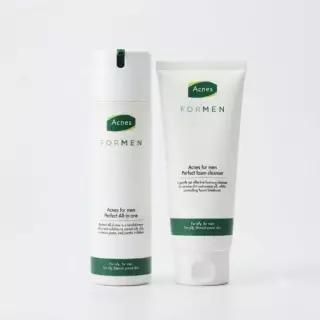아크네스 ACNES [SET] 포맨 퍼펙트 올인원 200ml + 폼클렌저 150ml (+포하 오일 샤쉐2매 )