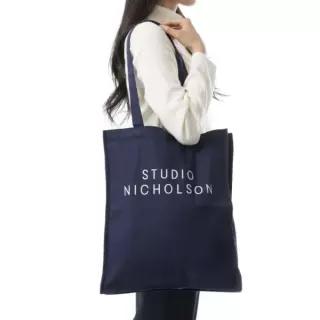 STUDIO NICHOLSON 추가생산 SMALL TOTE SNW DARK NAVY 406 스몰 토트 백 4195802