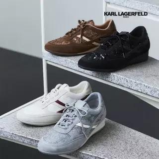 칼라거펠트 론칭가 169,000원 트위드 스팽글 스니커즈