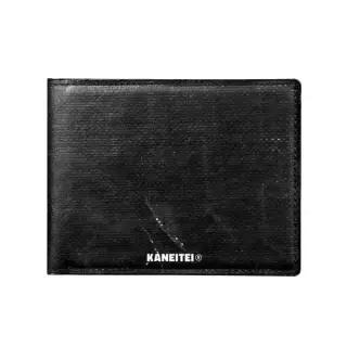 KANEITEI DIP SLIM WALLET BLACK / UPCYCLED