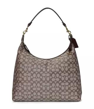 COACH 코치 Juliet 숄더백 38 시그니처 자가드 여성핸드백 341530