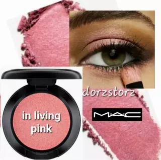MAC 아이섀도우 리빙 핑크 프로스트 0 05oz 새 제품 박스 포함