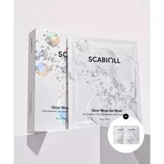 매장정품 SCABIOLL 글로우 랩 겔 마스크 4매입(+증정 2매)