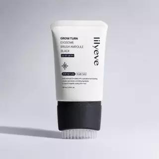 [쏘팔메토/하하 PICK] 릴리이브 그로우턴 엑소좀 브러쉬 앰플 블랙 100ml