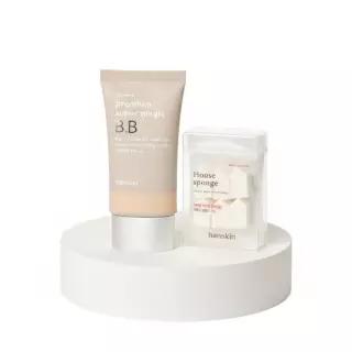 [촉촉피팅/밀착] 한스킨 프리미엄 수퍼 매직 비비 크림 45g 기획 (+쫀쫀스펀지 6P)