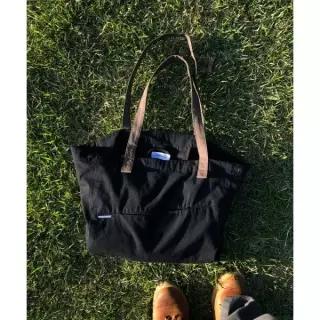 MISEKISEOUL MEN [임서진x미세키서울 맨]Oxford two tone tote bag BLACK