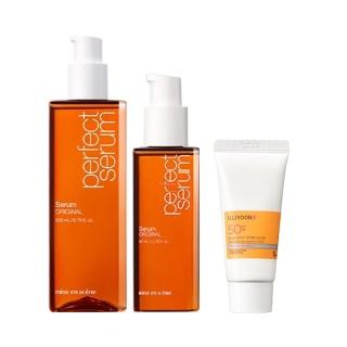 미쟝센 퍼펙트 세럼 오리지널 200ml, 1개+오리지널 80ml, 1개+증정(일리윤 이지워시 선크림 30ml, 1개)