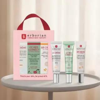 ERBORIAN 베스트 트리오 세트 CC레드코렉트, BB크림 아이보리, CC크림 포슬린 4111679