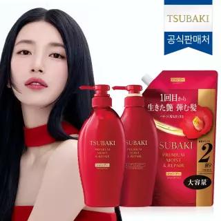 프리미엄 모이스트 앤 리페어 샴푸 + 컨디셔너 + 샴푸 리필 600ml