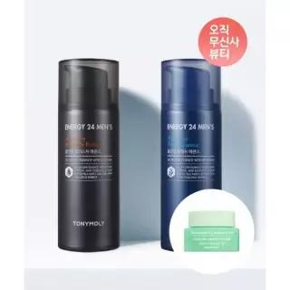 TONYMOLY 에너지24맨즈 올인원 에센스 120ml 모이스처프레쉬 +어성초 시카 쿨링 수분크림 8ml 4167836