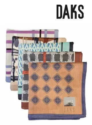 닥스 DAKS 남자 손수건 5종 택1 PC2385