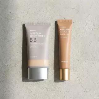 한스킨 프리미엄 수퍼매직 비비크림 SPF35 45g+비피다 아이크림15ml 세트