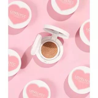 LOVELYCC 핑크 커버 에센스 선쿠션 SPF50+ PA+++ 15g