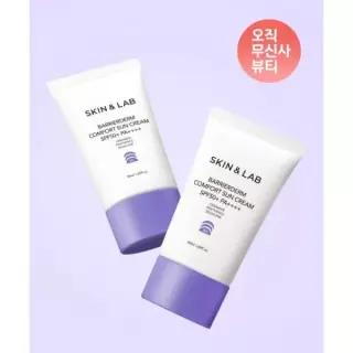 매장정품 SKIN N LAB [2EA] 베리어덤 컴포트 선크림 50ml [SPF 50+ PA++++]
