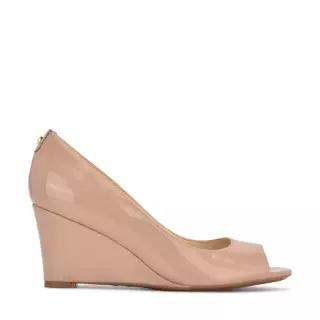 나인웨스트 여성 웨지힐 통굽 구두 Cape 9x9 드레스 웨지 Barely Nude Patent 004866