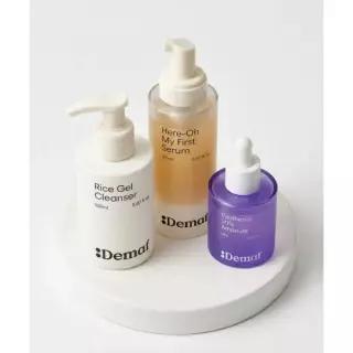 디마프 DEMAF 수분자석 충전세트 (젤클렌저 150ml+만능기초 155ml+판테놀 앰플 60ml)