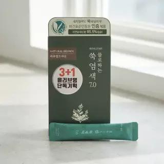 베네자임 물로하는 쑥염색 7.0 내추럴브라운 127583