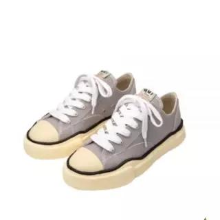 미하라 야스히로 피터슨 VL OG 솔 캔버스 로우탑 스니커즈 A09FW733그레이 526074