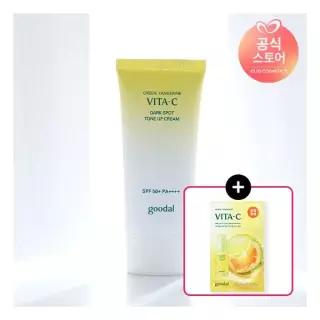 구달 청귤비타C잡티 톤업크림50ml 25AD+증정청귤마스크팩1매 457111