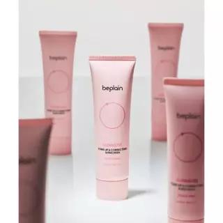 BEPLAIN [핑크톤업] 선뮤즈 톤업  코렉팅 선크림 피치 핑크 50ml