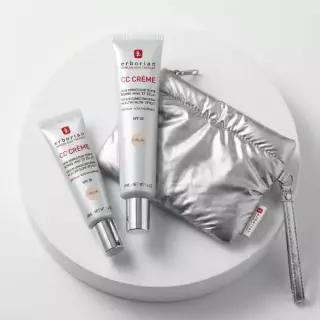 ERBORIAN CC 크림 포슬린 40ml 기획 세트 (+ 실버 패딩 파우치 증정) 1476348