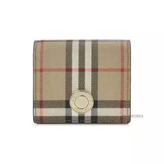 [버버리] SS25 여성 체크 바이폴드 지갑 8094425 LS BIFOLD WALLET DFC A7026