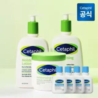 모이스춰라이징 로션 473ml 2개+크림 453g+크림 10g 2개+클렌저 29ml 2개