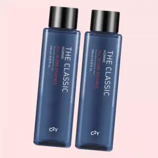 씨투와이 All In One 더 클래식 옴므 올인원 에센스 250ml 2개 남성 남자 맨즈 대용량 스킨 로션 플리츠 플