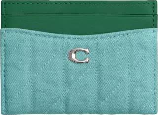 COACH 코치 에센셜 카드케이스 카드지갑 With 퀼트 Ivory One Size 491452