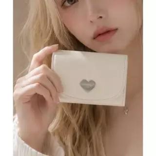 마틴콕스 Heart Fold Wallet - Cream