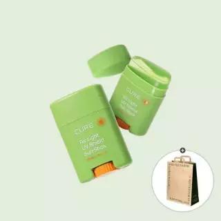 KIMJEONGMOONALOE 큐어 에어라이트 UV 쉴드 선스틱 20g 2개