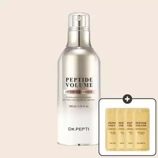 단 1회 사용 리프팅 케어! 닥터펩티 펩타이드 볼륨 리프팅 프로 에센스 100ml + 샤쉐 4매입